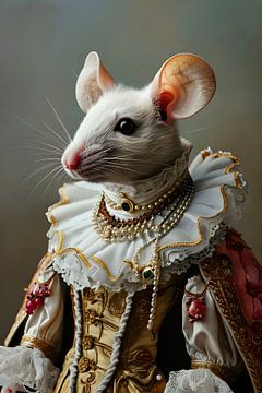 Porträt einer Maus von But First Framing