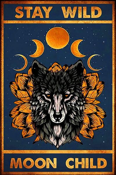 Wolf Stay Wild Mondkind von Maria Blair