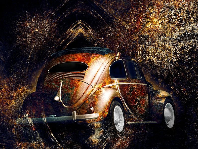 VW Kever kunst van Ramon Enzo Wink
