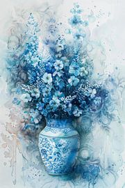 Flowers in a vase by Imagine