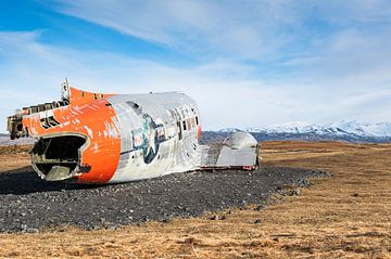 Vliegtuigwrak van Eyvindarholt in IJsland
