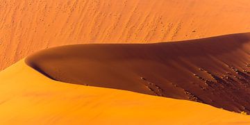 Sanddünen in der Wüste bei Sonnenaufgang