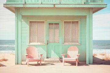 Wooden beach house by Philippe HUGONNARD