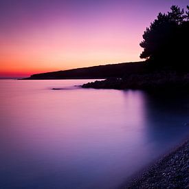 Calm at sea after sunset von Jesse Meijers
