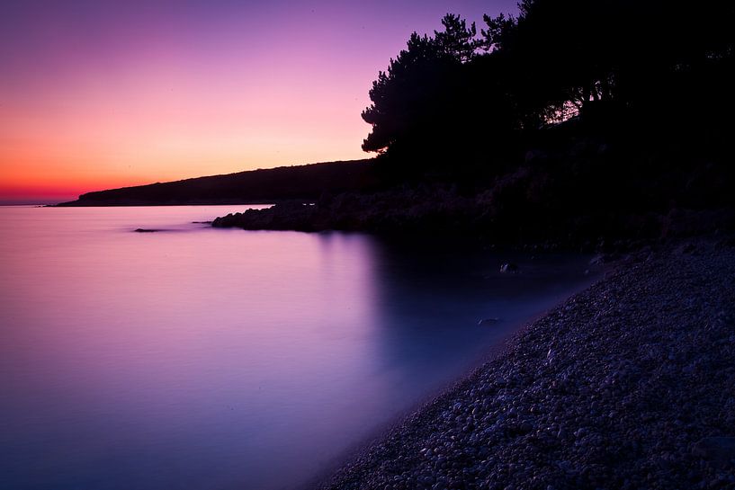 Calm at sea after sunset par Jesse Meijers