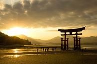 Itsukushima Schrein, Miyajima, Japan von Marcel Alsemgeest Miniaturansicht