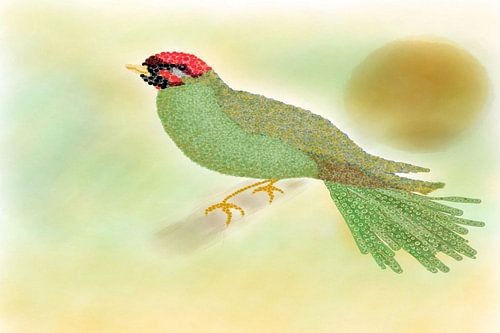 Vogel auf einem Ast