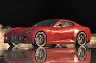 Ferrari 599 GTB Fiorano van 2006 van Jan Keteleer (JanKé): Een reis voorbij het canvas thumbnail