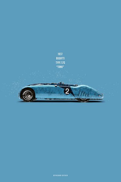 CiC Bugatti Type 57G by Theodor Decker