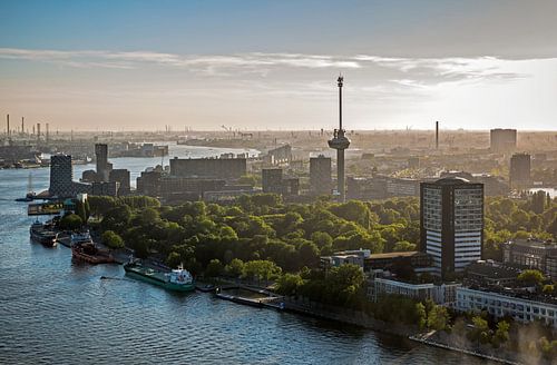 Het stadsgezicht van Rotterdam