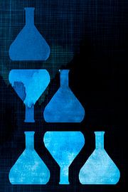 Tokyo Midnight Party Blau von FRESH Fine Art