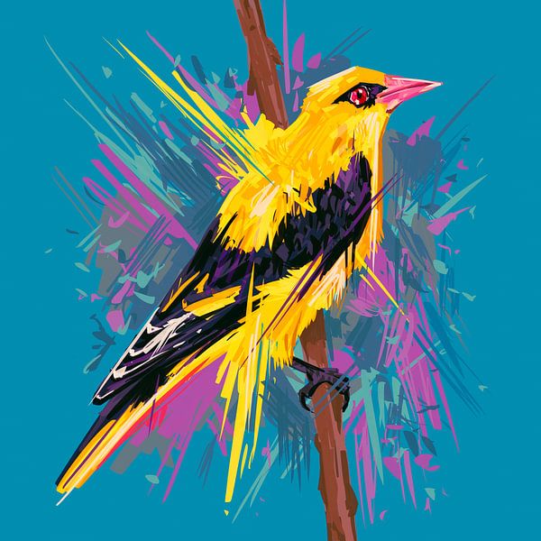 Vogel-Serie Goldtrupial von Rohan Dahotre