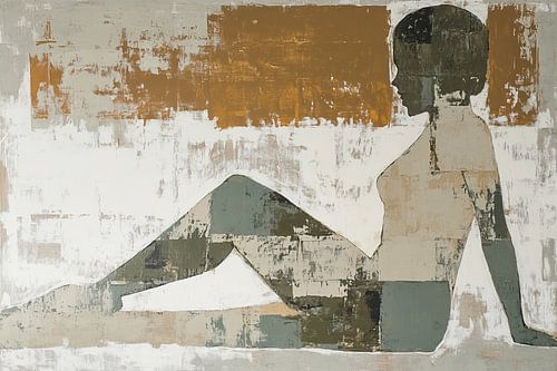 Female figure | Minimalist Back View