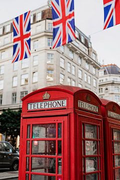 London rode telefooncel van Marianne Voerman