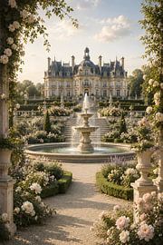 Chateau Fountain Terrace by Gentle Hours