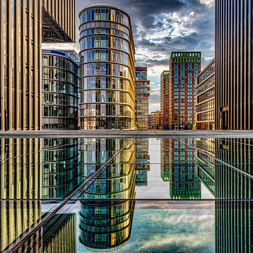 Mediahaven stadsgezicht in Düsseldorf