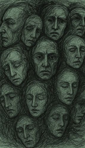 Gesichter der Seele - ein Porträt der Gefühle von Gilbert Greenwood von Gilbert Greenwood