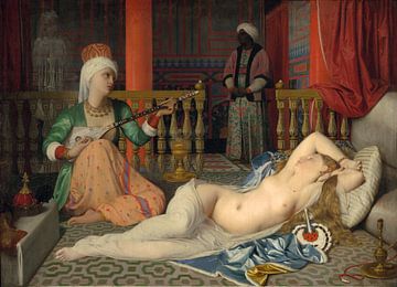 Jean-Auguste-Dominique Ingres, Odalisque met een slaaf - 1839-1840
