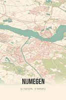 Vintage map of Nijmegen (Gelderland)