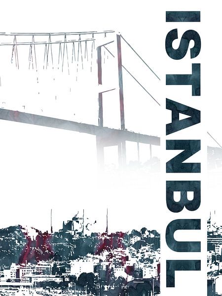 Istanbul by Printed Artings