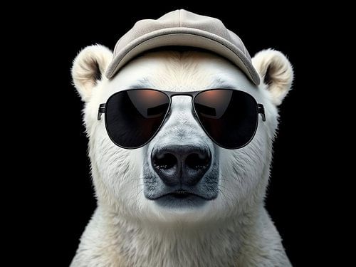 The trendy polar bear