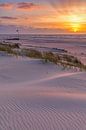 Coucher de soleil sur Vlieland par Henk Meijer Photography Aperçu