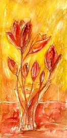 Tulpenglück -Het geluk van de tulp von Claudia Gründler