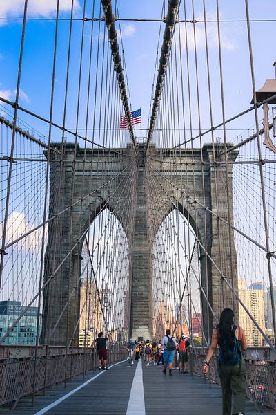 Brooklyn Bridge Manhattan New York City von Martin Albers Photography