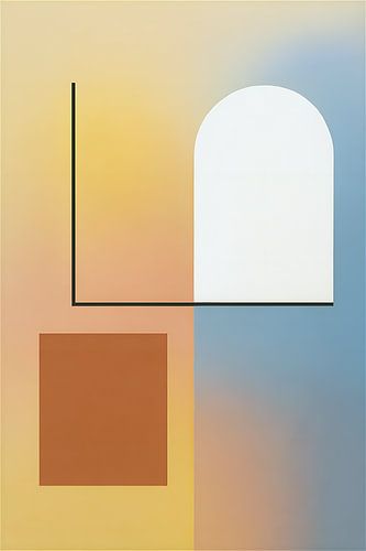 Abstract schilderij.