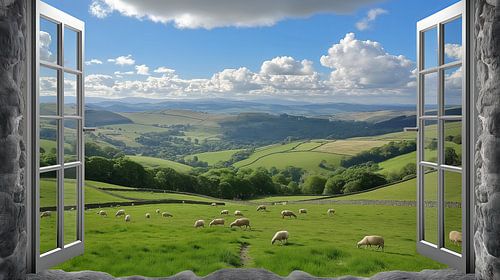 look out of the window