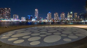 Rotterdamse skyline vanaf het Noordereiland van Ad Jekel