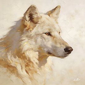 Silent Presence – Wolf Wall Art by Mellow Art