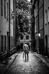 Stockholm Gamla Stan B/W 2 von Joram Janssen