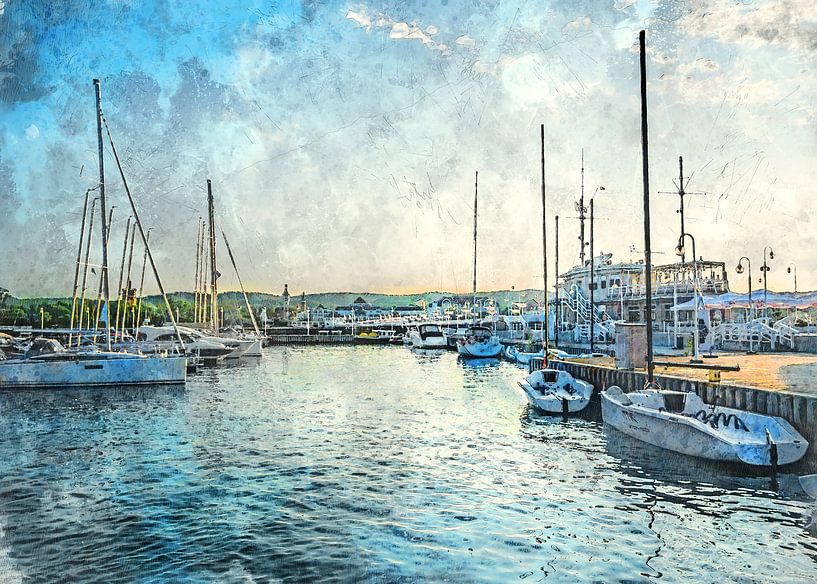 Sopot stad Oostzee #sopot van JBJart Justyna Jaszke