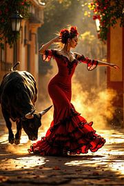 Sous l'emprise de la lumière du soleil flamenco