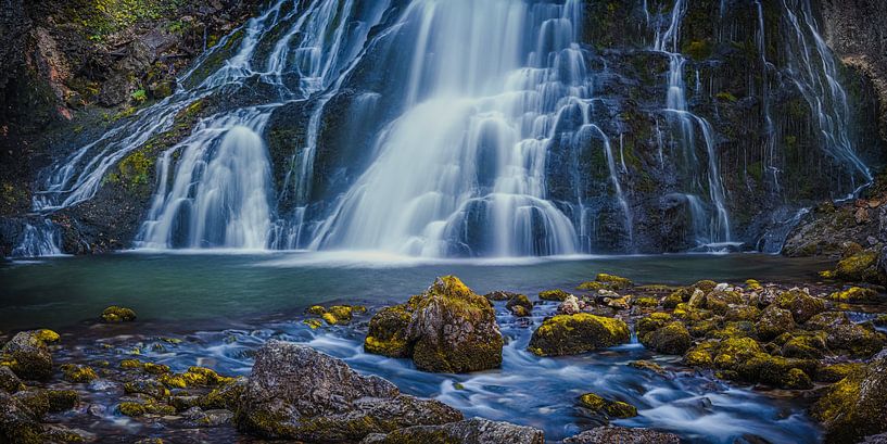 Panorama Gollinger Waterfall by Henk Meijer Photography