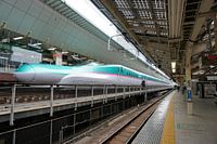 Shinkansen train in Tokyo, Japan