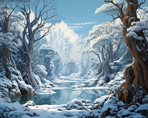 Mystische Winterlandschaft | Winter Nature Art