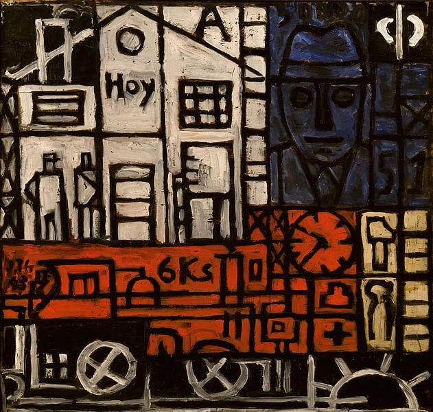 Joaquín Torres García - Constructief schilderen van Peter Balan