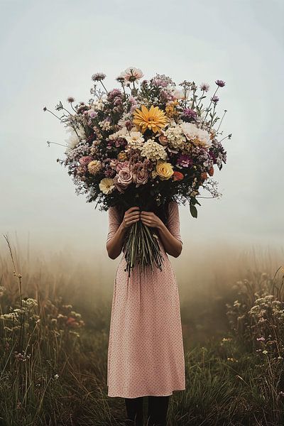 Flowers on your head iv by Studio BB