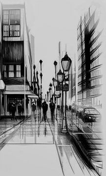 Walking in paris van Niek Traas