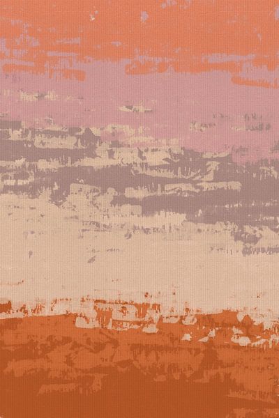 Abstract summer landscape in warm colors by Dina Dankers