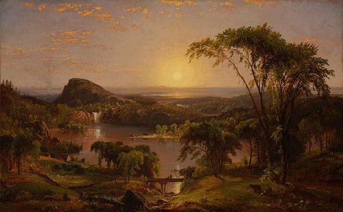 Jasper Francis Cropsey~Zomer, Lake Ontario