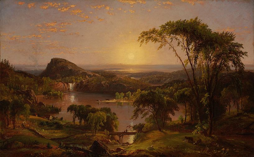 Jasper Francis Cropsey~Sommer, Ontariosee von finemasterpiece