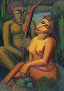 Emil Maetzel, Adam et Eve, 1919