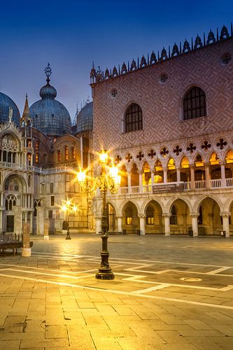 VENICE St Mark's Cathedral and Doge's Palace in the Morning