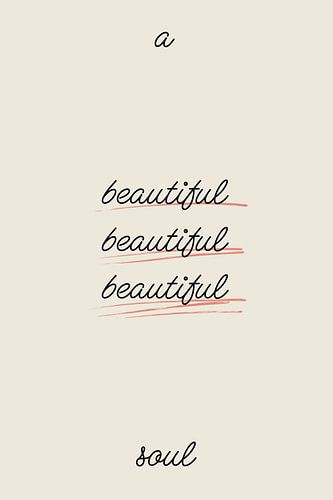 Colorful Words - Beautiful Soul