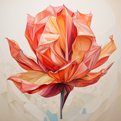 Origami flower