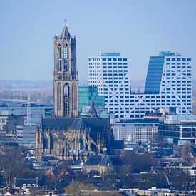 Utrecht cathedral and city office by Mart Gombert