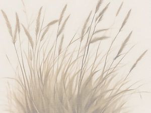 Phantasie Wiese in Creme